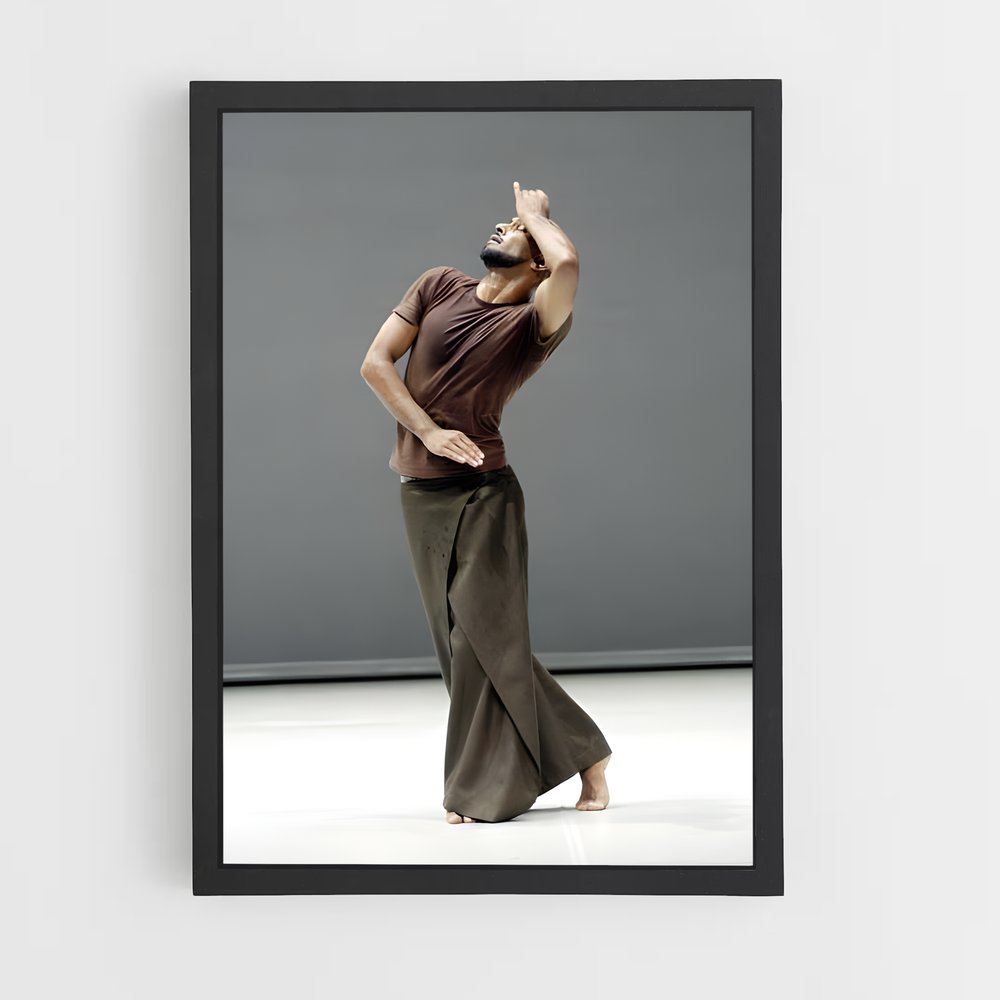 Poster L'Homme en Terre Brune – affiche Danse (vue 2)